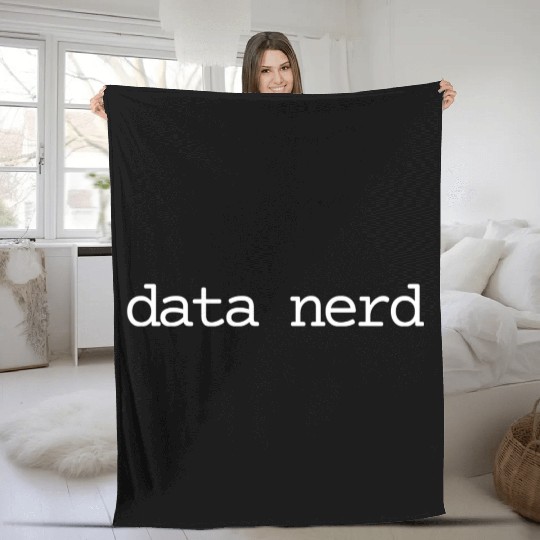 Data Nerd Simple Fleece Blankets
