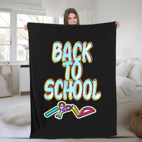 Back to school Fleece Blankets