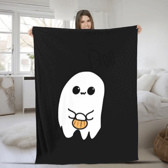 Halloween ghost Fleece Blankets