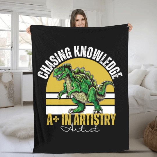 Art teacher artsy student | Art student | Artist Fleece Blankets