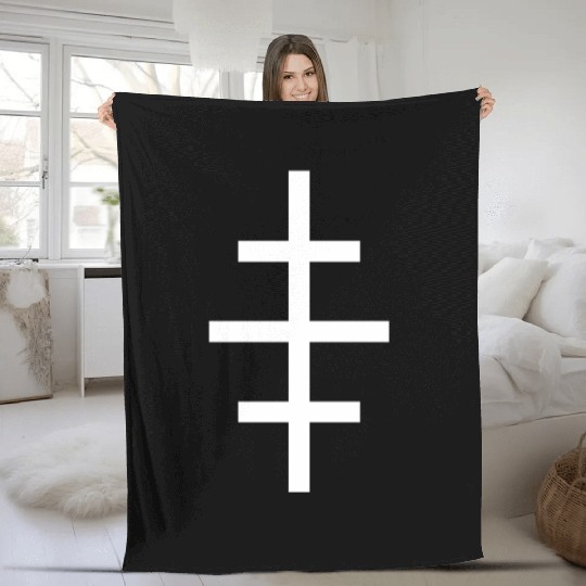 Salem Cross Fleece Blankets
