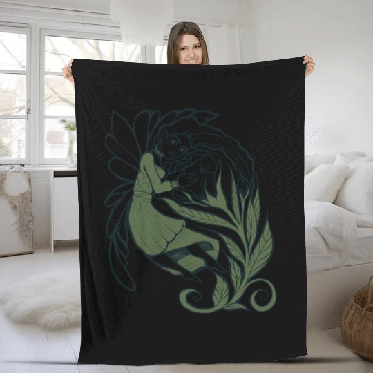 Garden Fairy Fleece Blankets