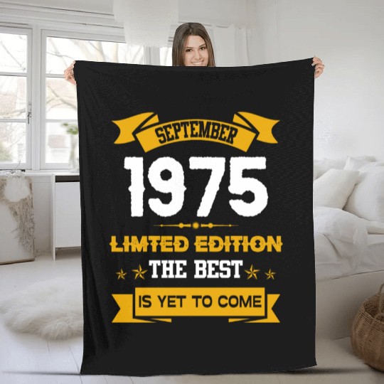 September 1975 Birthday Surprise Fleece Blankets