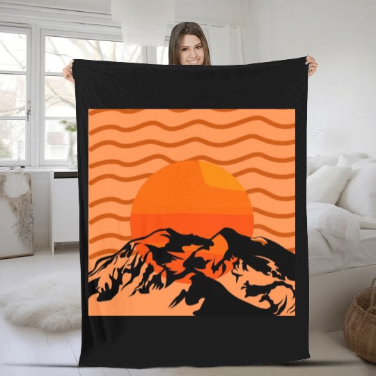 Denali Mountain Fleece Blankets