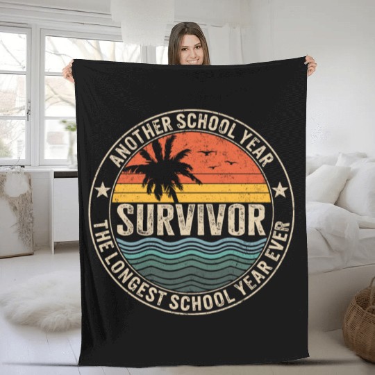 Principal Fleece Blankets, Another School Year Survivor The