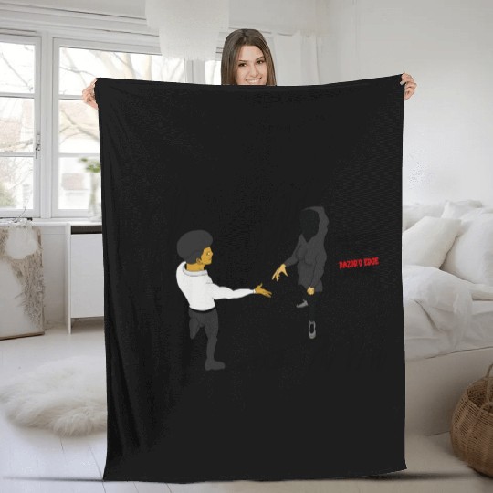 Dance On Razors Edge Fleece Blankets