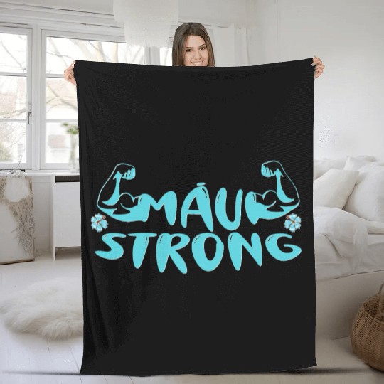 Pray for Lahaina Maui Hawaii Wildfire Support Fleece Blankets