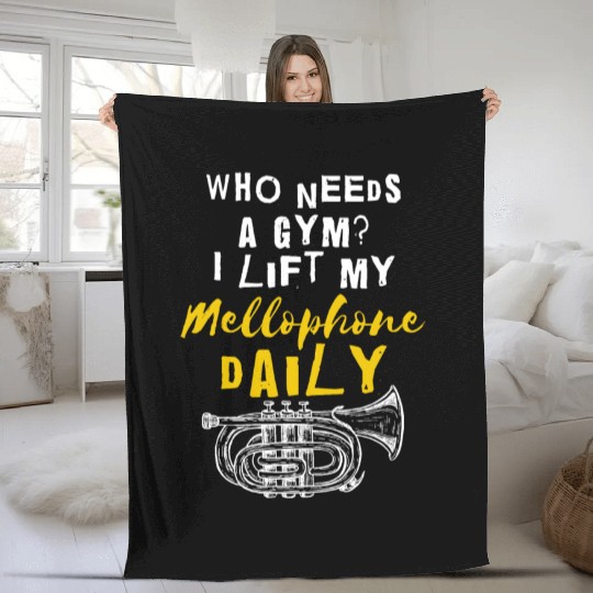 Mellophonist Musical Instrument Orchestra Fleece Blankets