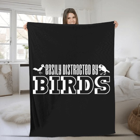 Birds LoverJoke Canary Hummingbird Robin Budgie Fleece Blankets