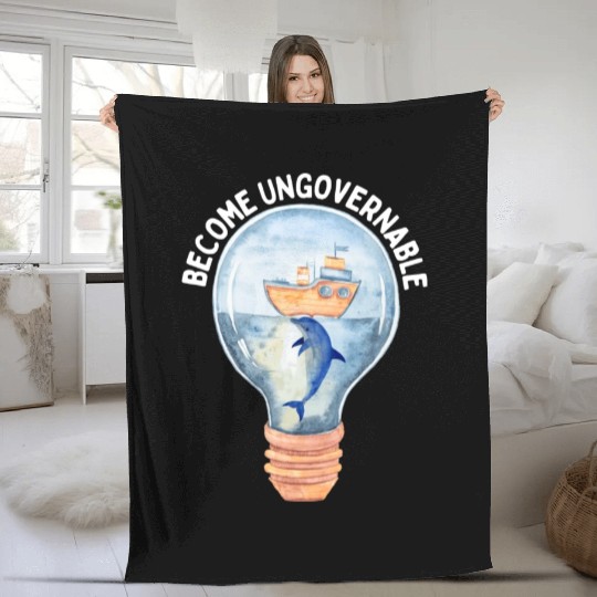 Become Ungovernable Cute Anarchist Save The Fleece Blankets