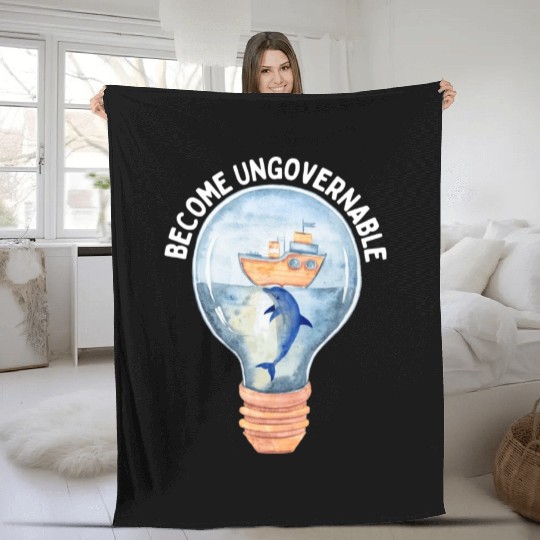 Become Ungovernable Cute Anarchist Save The Fleece Blankets