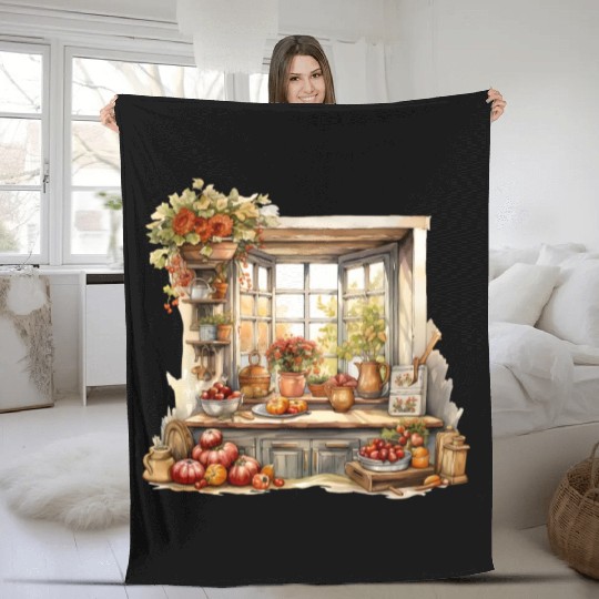 Wild Flowers Fleece Blankets Design - Funny gift