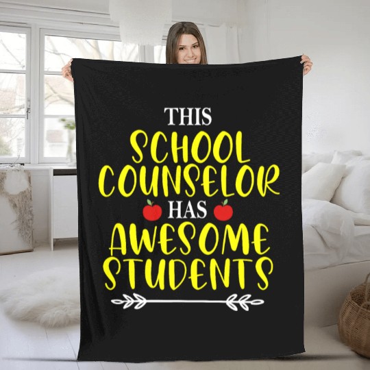 This School Counselor Has Awesome Students Fleece Blankets