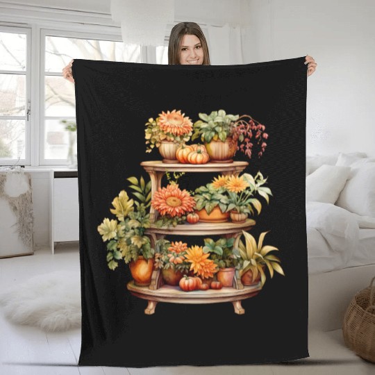 Wild Flowers Fleece Blankets Design - Funny gift