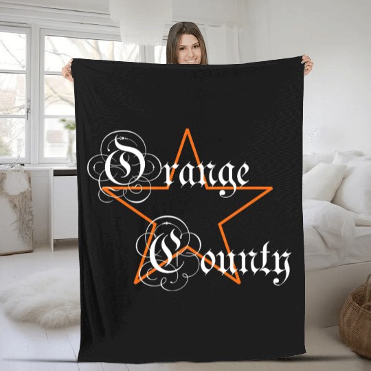The Orange County California Collection Fleece Blankets