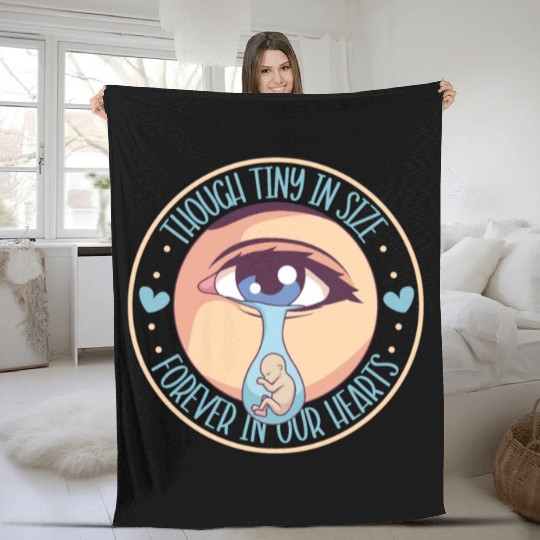 Infant Loss Miscarriage Awareness Pregnancy Loss Fleece Blankets