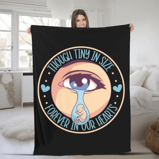 Infant Loss Miscarriage Awareness Pregnancy Loss Fleece Blankets