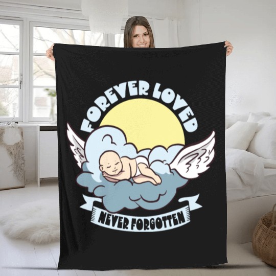 Infant Loss Miscarriage Awareness Pregnancy Loss Fleece Blankets
