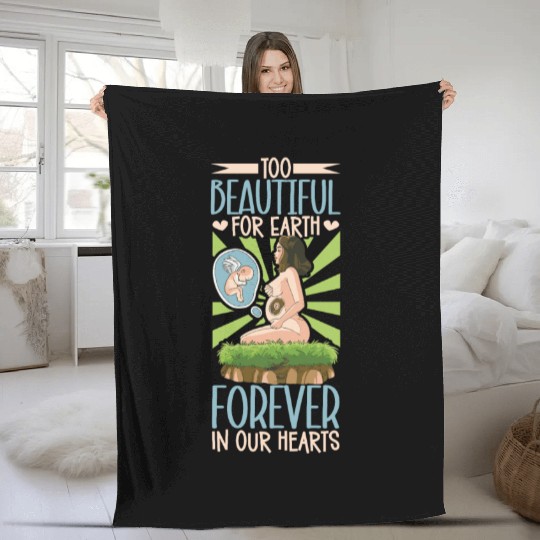 Infant Loss Miscarriage Awareness Pregnancy Loss Fleece Blankets