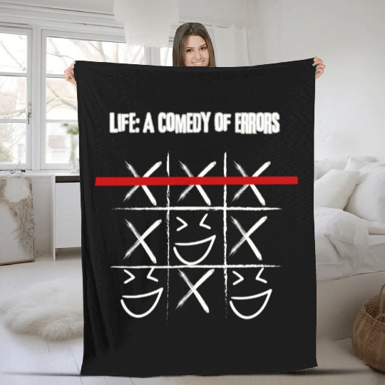 Life's Comedy of Errors Fleece Blankets
