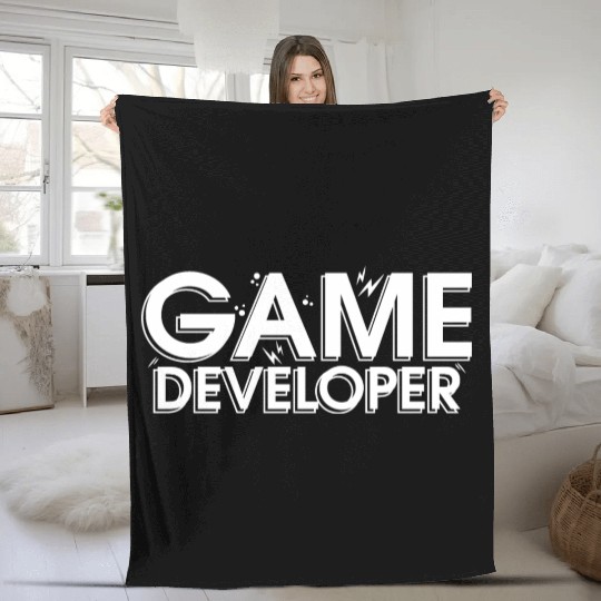 Game Dev Programmer Coder Game Tester Coding Gamer Fleece Blankets