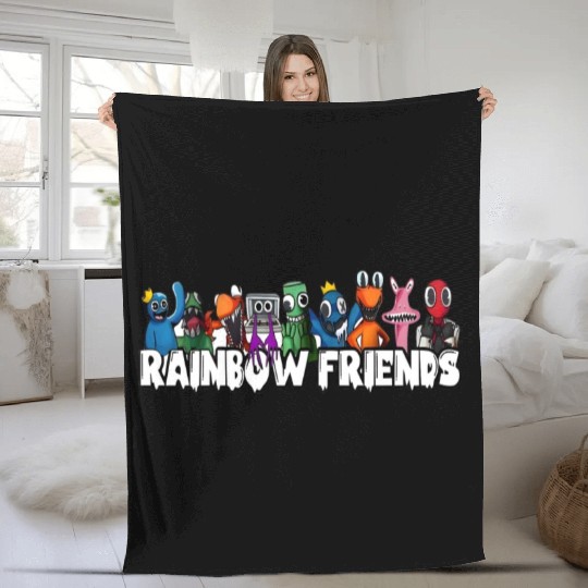 Rainbow Friends Fleece Blankets