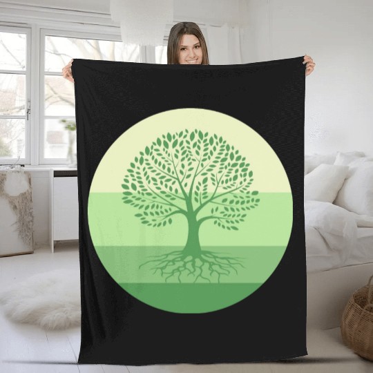 tree of life Fleece Blankets