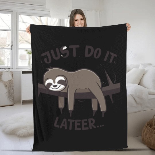 sloth Fleece Blankets