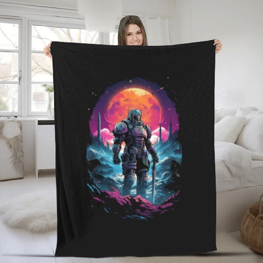 Astro Knight Fleece Blankets