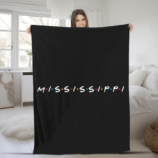 Mississippi Friends Fleece Blankets