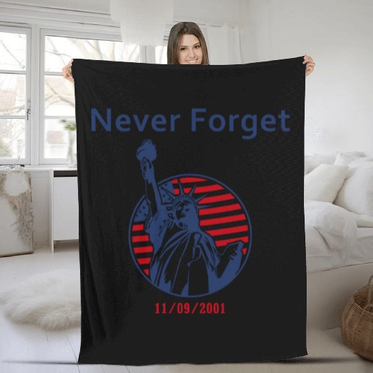 Patriot Day, 11 September Fleece Blankets