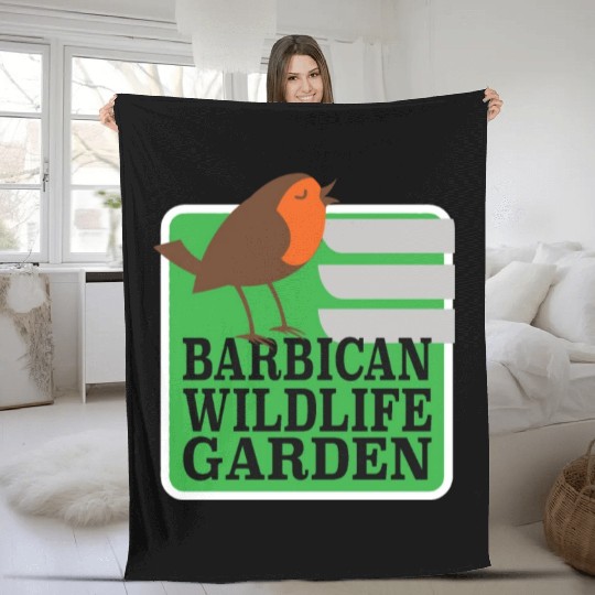 Zelma the Robin Fleece Blankets