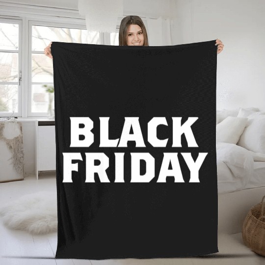 Black Friday Fleece Blankets