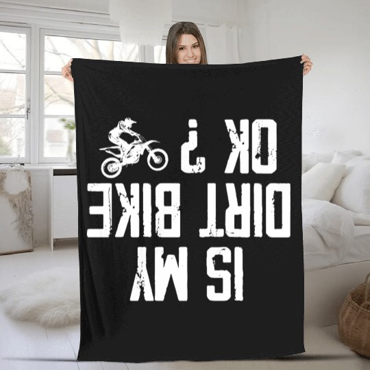 Is my Dirt bike Ok Fleece Blankets