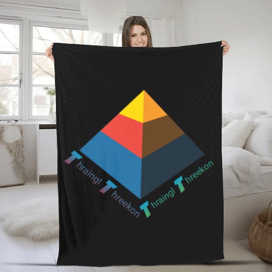 Triangle tribhuj trikon Fleece Blankets