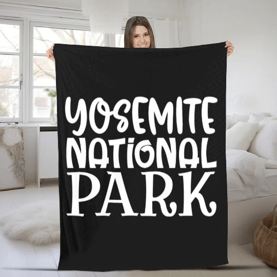 Yosemite National Park Fleece Blankets