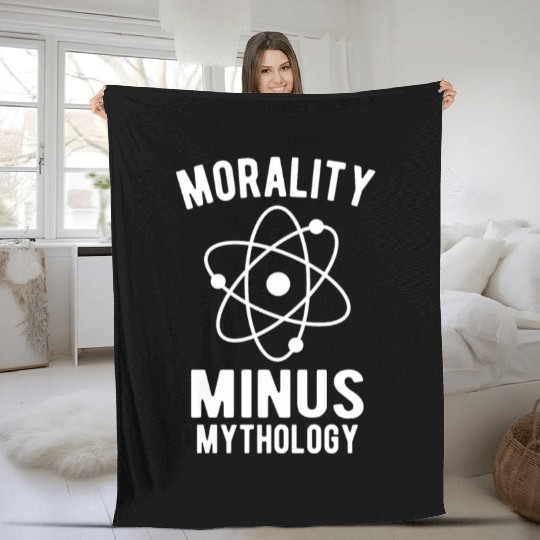 Atheist Atheism Anti Religion Securalism God Sucks Fleece Blankets