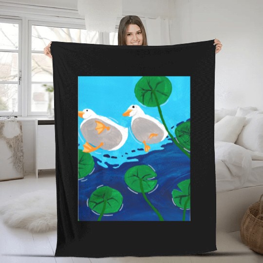 Duck Pond Fleece Blankets