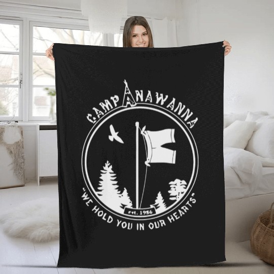 Camp Anawanna we hold you in our hearts Fleece Blankets