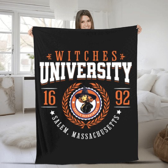 Witches University Fleece Blankets