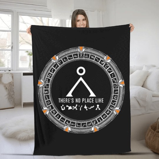 Stargate No Place Like Home Gate Adult Fleece Blankets