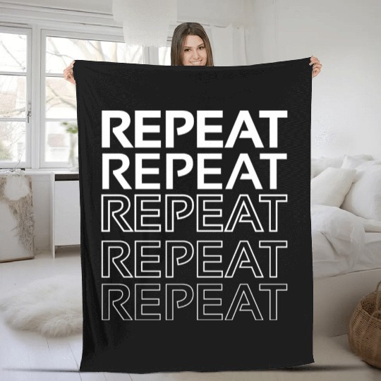 TypoGraphy Fleece Blankets Design