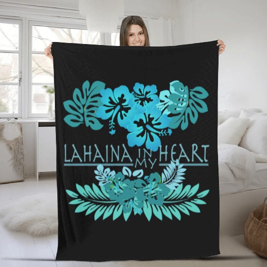 Lahaina in my Heart Fleece Blankets