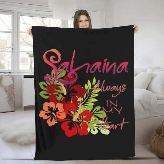 Lahaina: Always in my Heart 2 Fleece Blankets