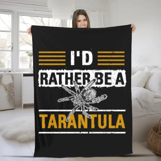 Spider Lover Arachnid Cobweb Terrarium Tarantula Fleece Blankets