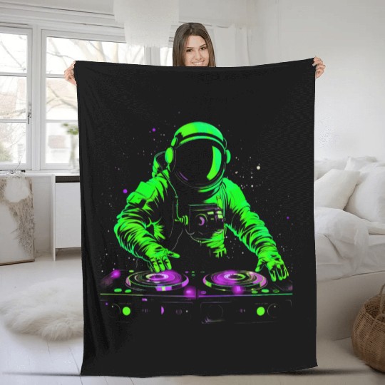 Astro DJ Fleece Blankets