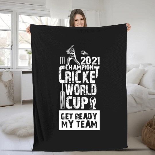 Cricket World Cup Fleece Blankets
