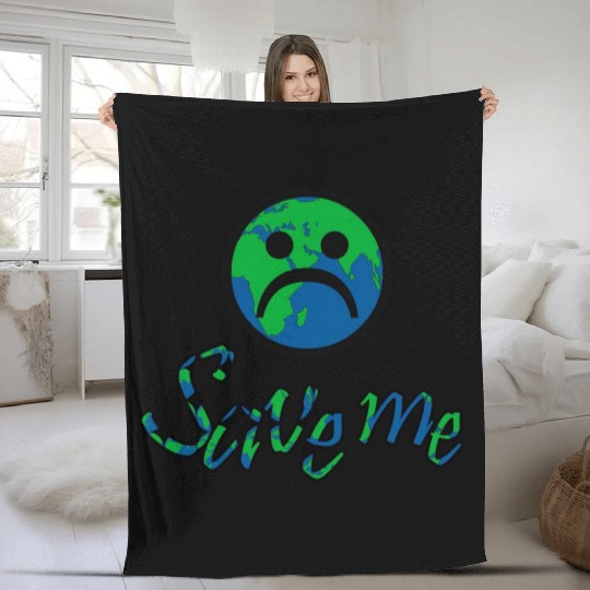 Save The Planet Fleece Blankets