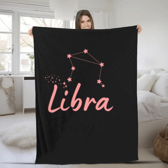 Libra Baby Astrology Cute Fleece Blankets