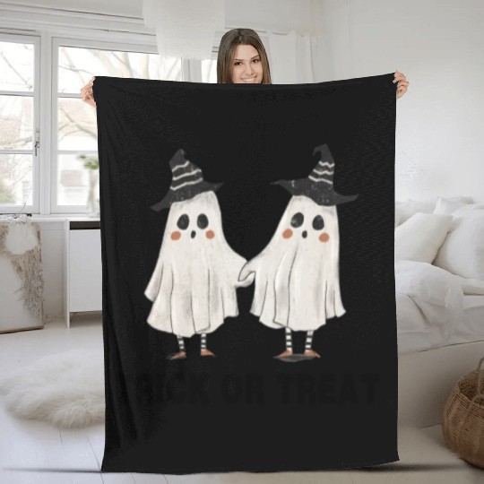Trick or Treat Halloween Fleece Blankets